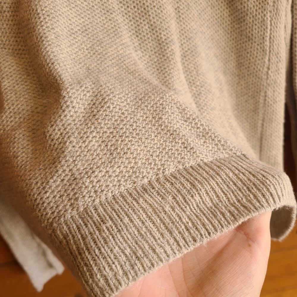 Madewell Province Cross Back Pullover Sweater Heather Dovetail Gray S Boho Fall - Picture 7 of 7